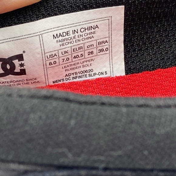 DC Shoes Men's Infinite Slip-On Skate
Shoes Black/Black/Black Sz 8 flat low top - Picture 3 of 15